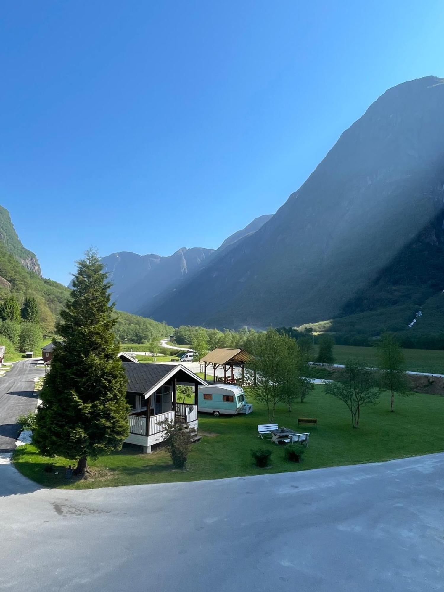 Gudvangen Camping Exteriör bild